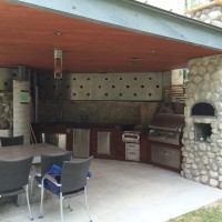 Houston Modern Outdoor Kitchen: Heavy Metal