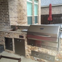 Patio Kitchen Plans: High Tech Meets Rustic Style In Houston