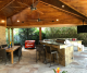 Large Covered Patio in Houston Offers Permanently Heated, Waterproof Gathering Space