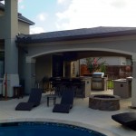 Stucco Arched Outdoor Patio