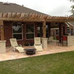 Outdoor Kitchen and Arbor