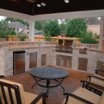 Completed Outdoor Living Kitchen