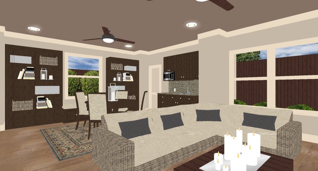 Interior Design 3D Design Examples - Outdoor Homescapes of Houston