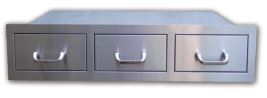 stainless steel horizontal drawers