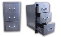 stainless steel patio drawers