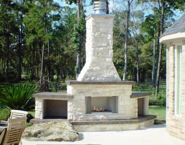 Outdoor fireplaces