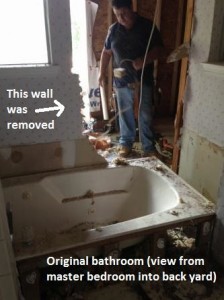 bathroom remodel shot