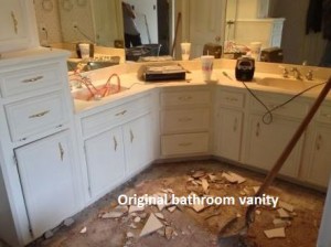 bathroom remodel original vanity