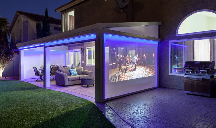 Patio Theater Room 