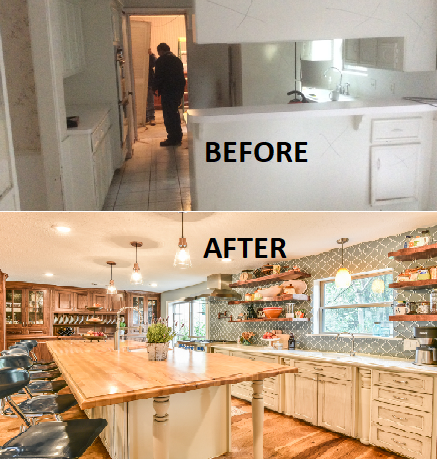 Houston kitchen remodel by Outdoor Homescapes of Houston - before and after. More at www.outdoorhomescapes.com/blog