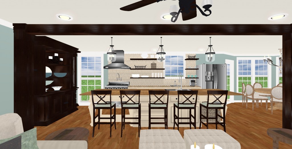 kitchen remodel update rendering